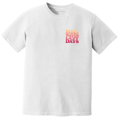 Joe's Surf Shop Big Waves Lazy Days Oversized Tee by Joe's Surf Shop