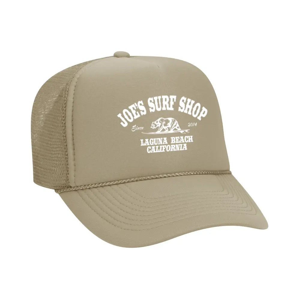 Joe's Surf Shop California Foam Trucker Hat by Joe's Surf Shop