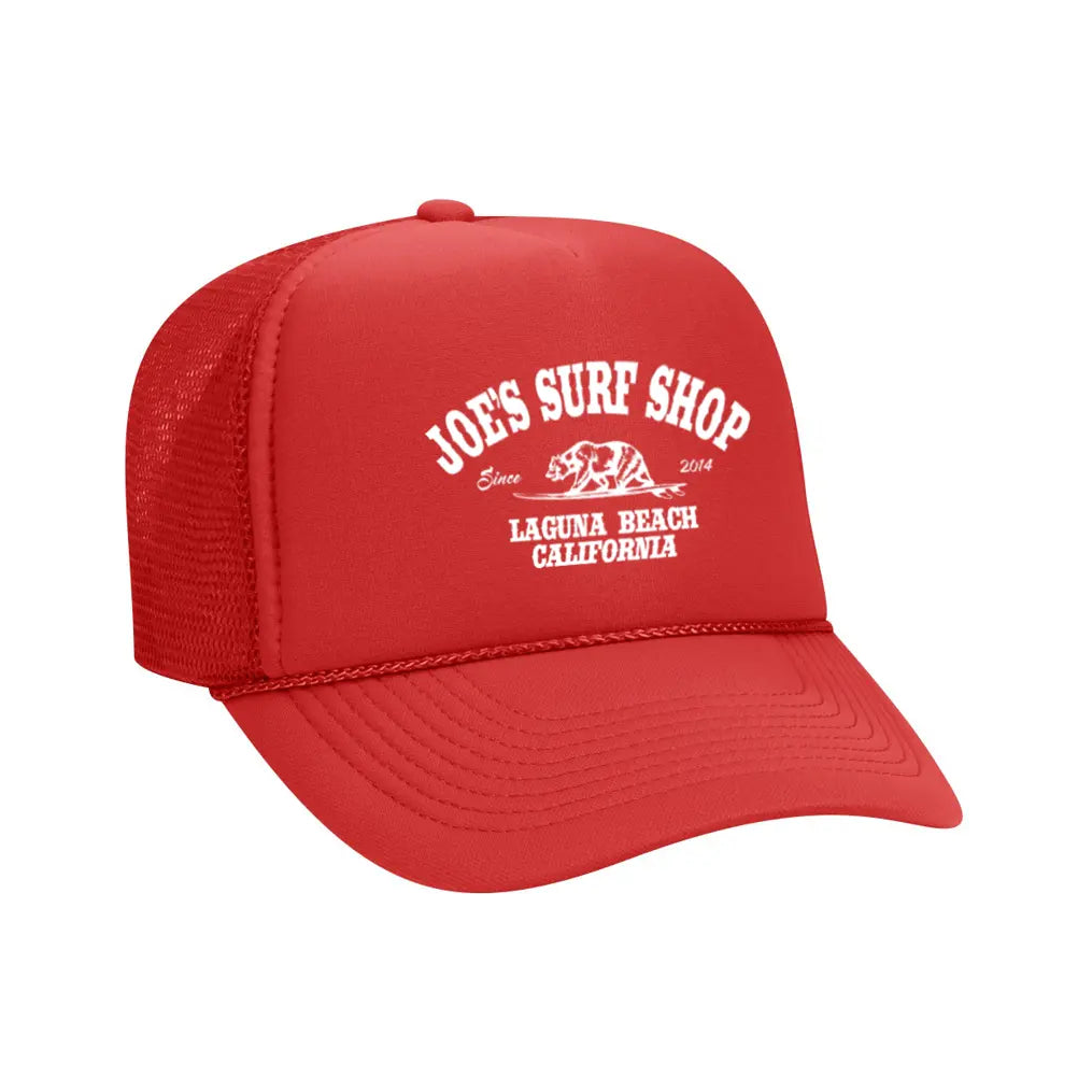 Joe's Surf Shop California Foam Trucker Hat by Joe's Surf Shop