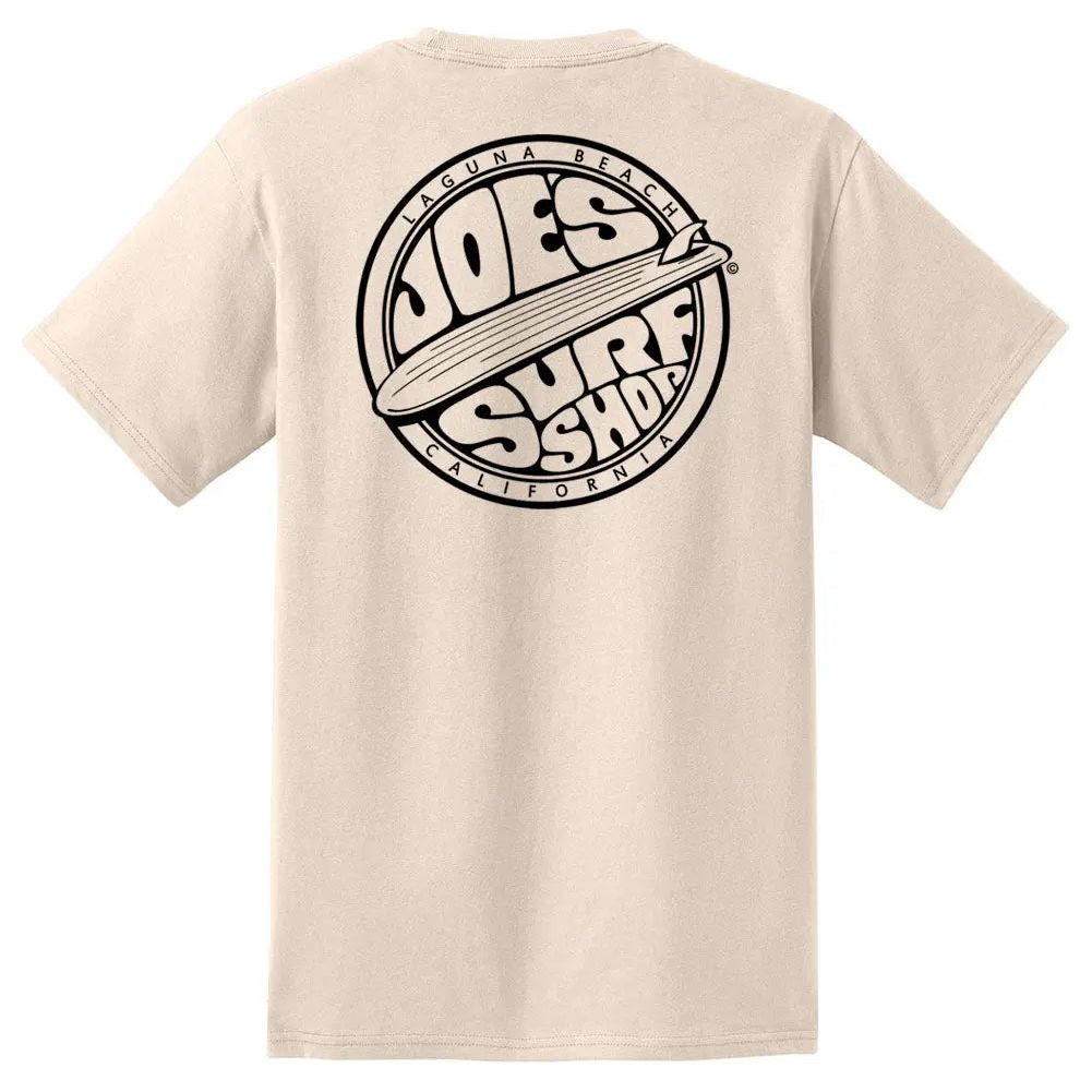 Joe's Surf Shop Fins Up Heavyweight Pocket Tee by Joe's Surf Shop