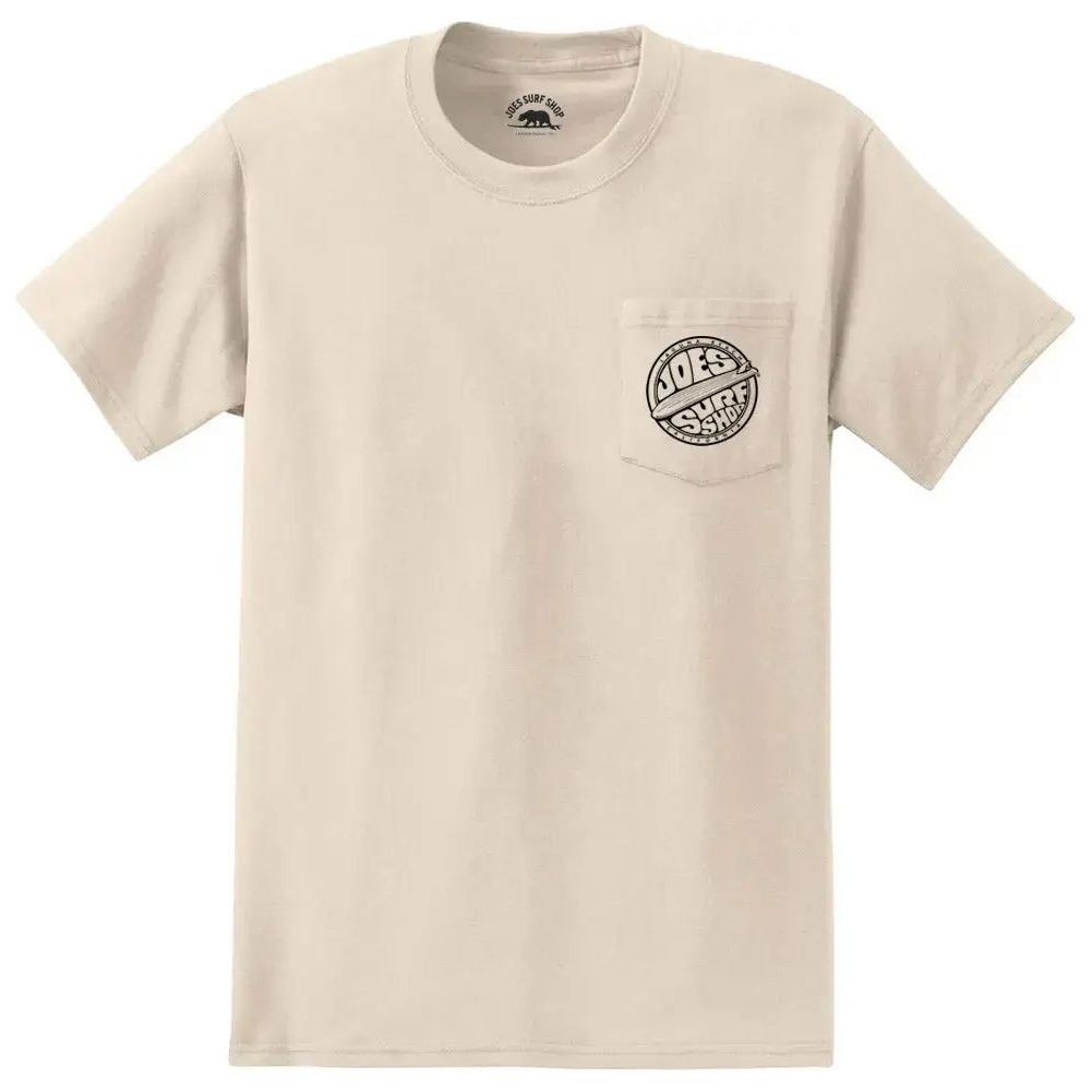 Joe's Surf Shop Fins Up Heavyweight Pocket Tee by Joe's Surf Shop