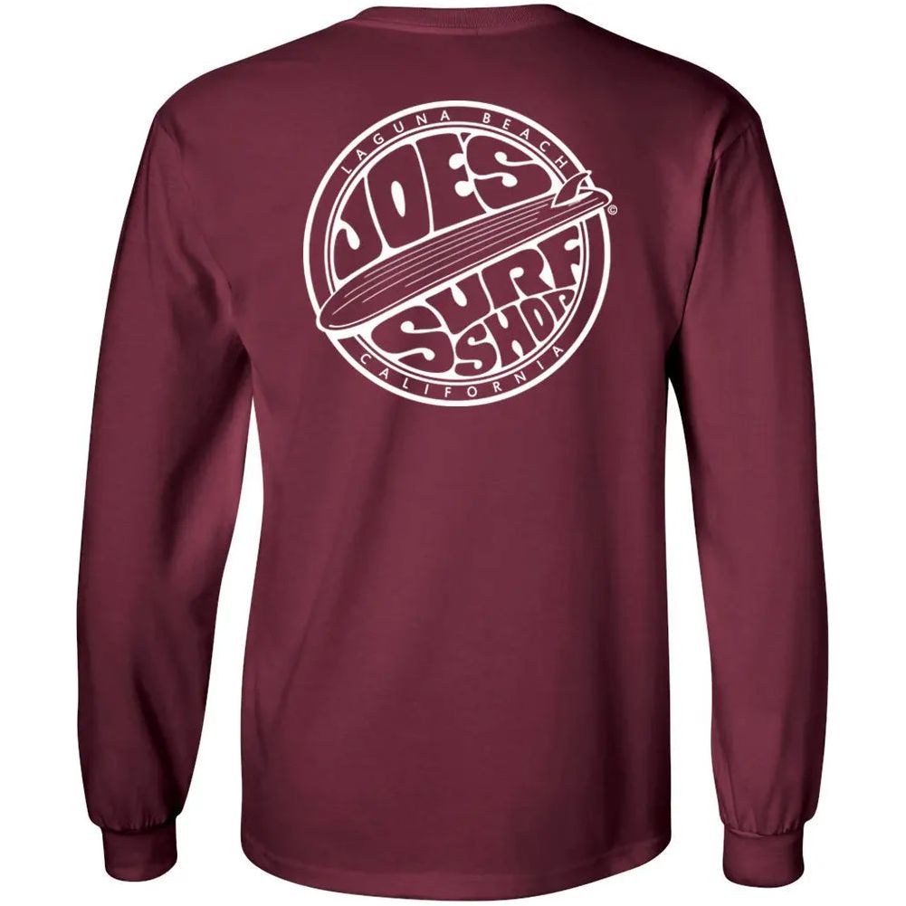 Joe's Surf Shop Fins Up Long Sleeve Tee by Joe's Surf Shop