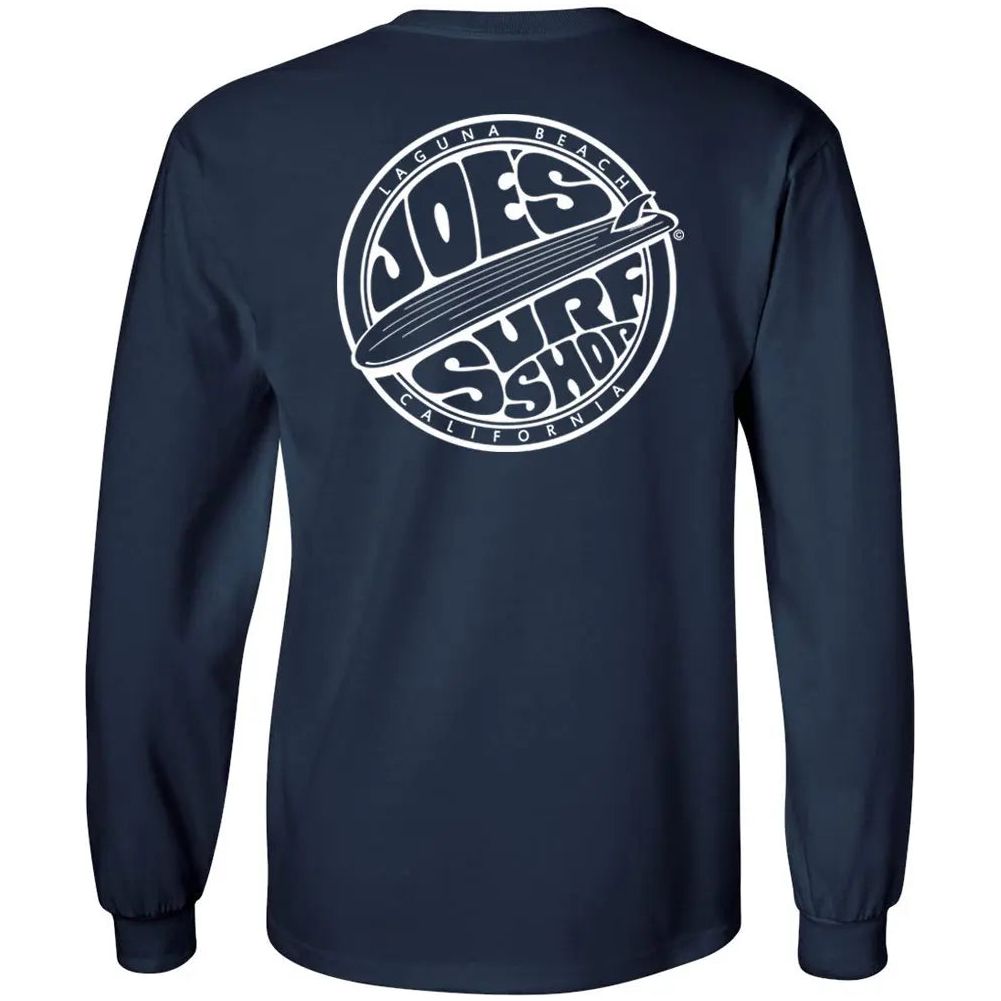 Joe's Surf Shop Fins Up Long Sleeve Tee by Joe's Surf Shop