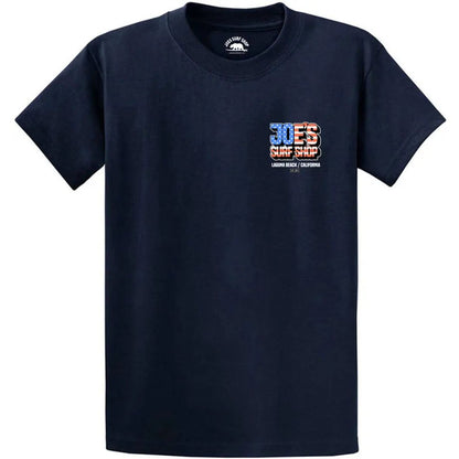 Joe's Surf Shop Patriotic Heavyweight Cotton Tee by Joe's Surf Shop