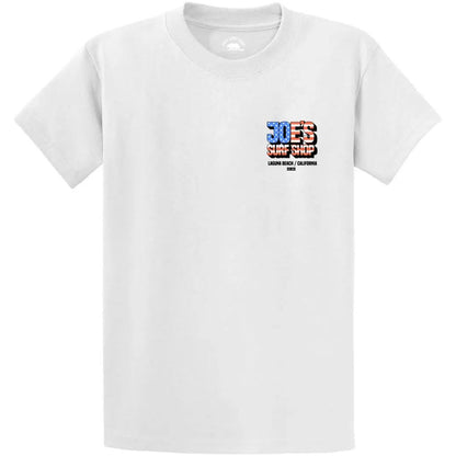 Joe's Surf Shop Patriotic Heavyweight Cotton Tee by Joe's Surf Shop