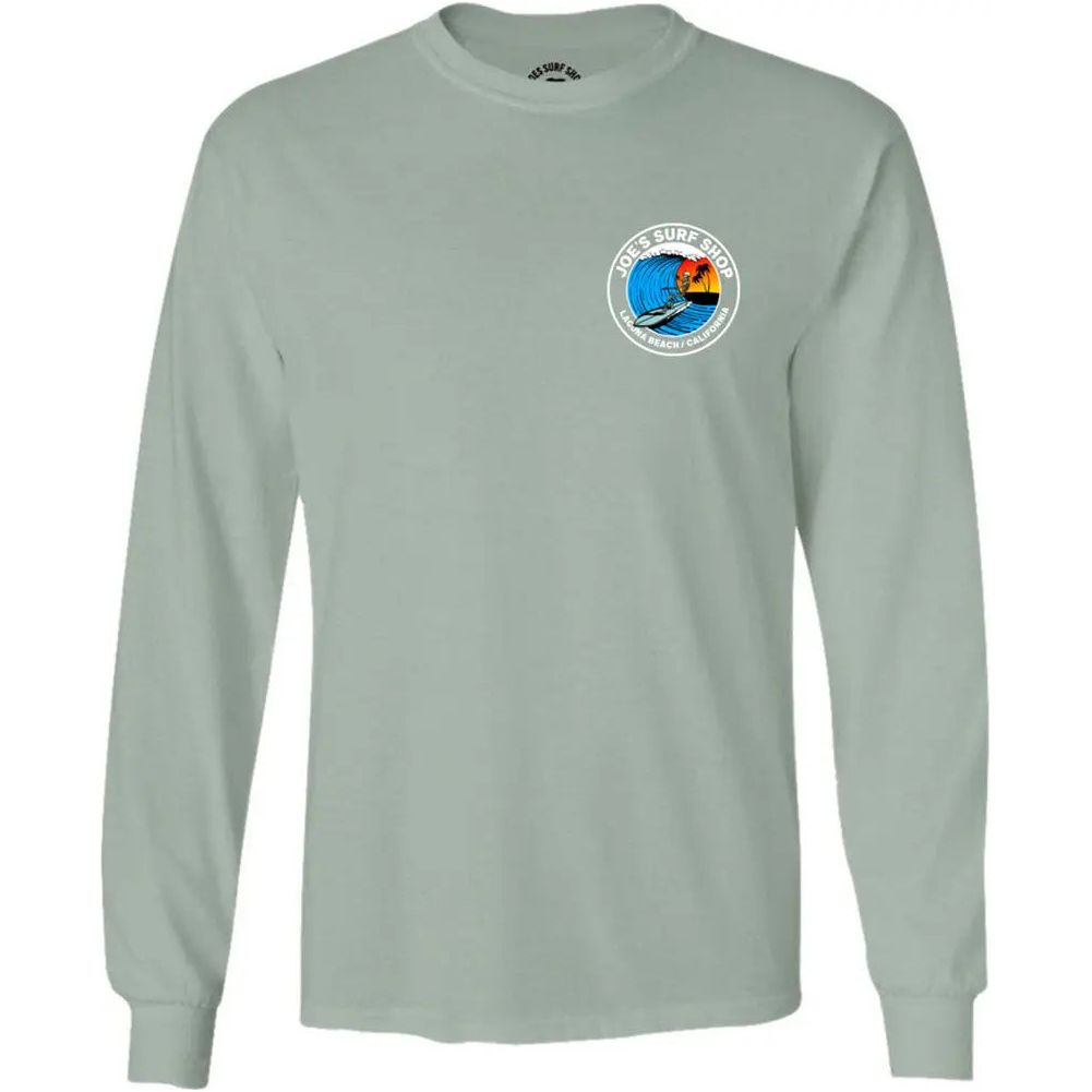 Joe's Surf Shop Skeleton Surfer Long Sleeve Tee by Joe's Surf Shop