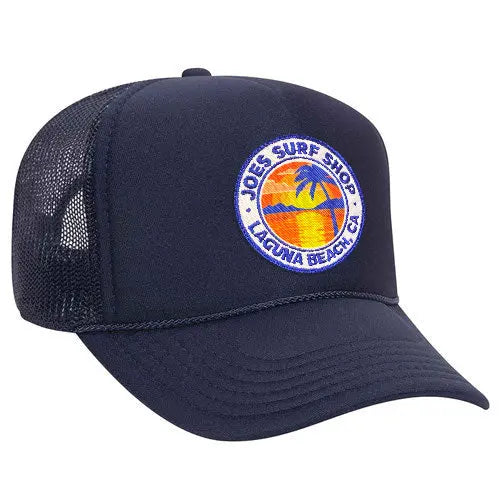 Joe's Surf Shop Sunset Patch Foam Trucker Hat by Joe's Surf Shop