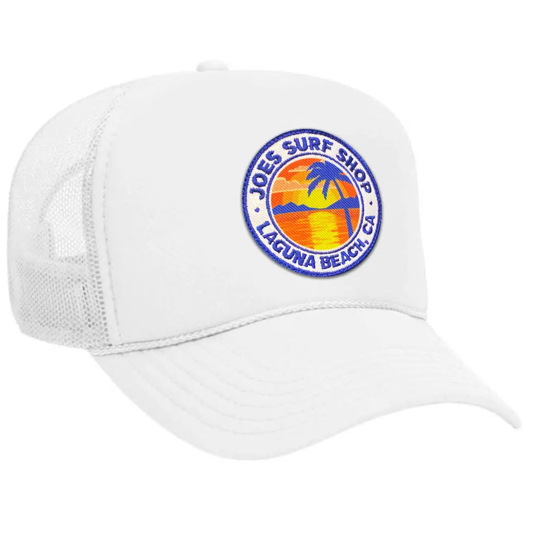 Joe's Surf Shop Sunset Patch Foam Trucker Hat by Joe's Surf Shop