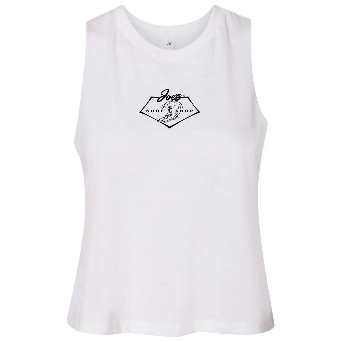 Joe's Surf Shop Surfing 101 Racerback Crop Tee by Joe's Surf Shop