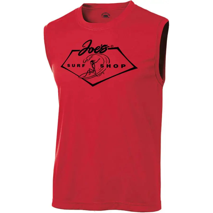 Joe's Surf Shop Surfing 101 Sleeveless Graphic Workout Tee by Joe's Surf Shop