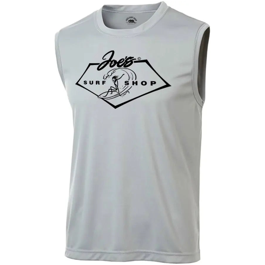 Joe's Surf Shop Surfing 101 Sleeveless Graphic Workout Tee by Joe's Surf Shop