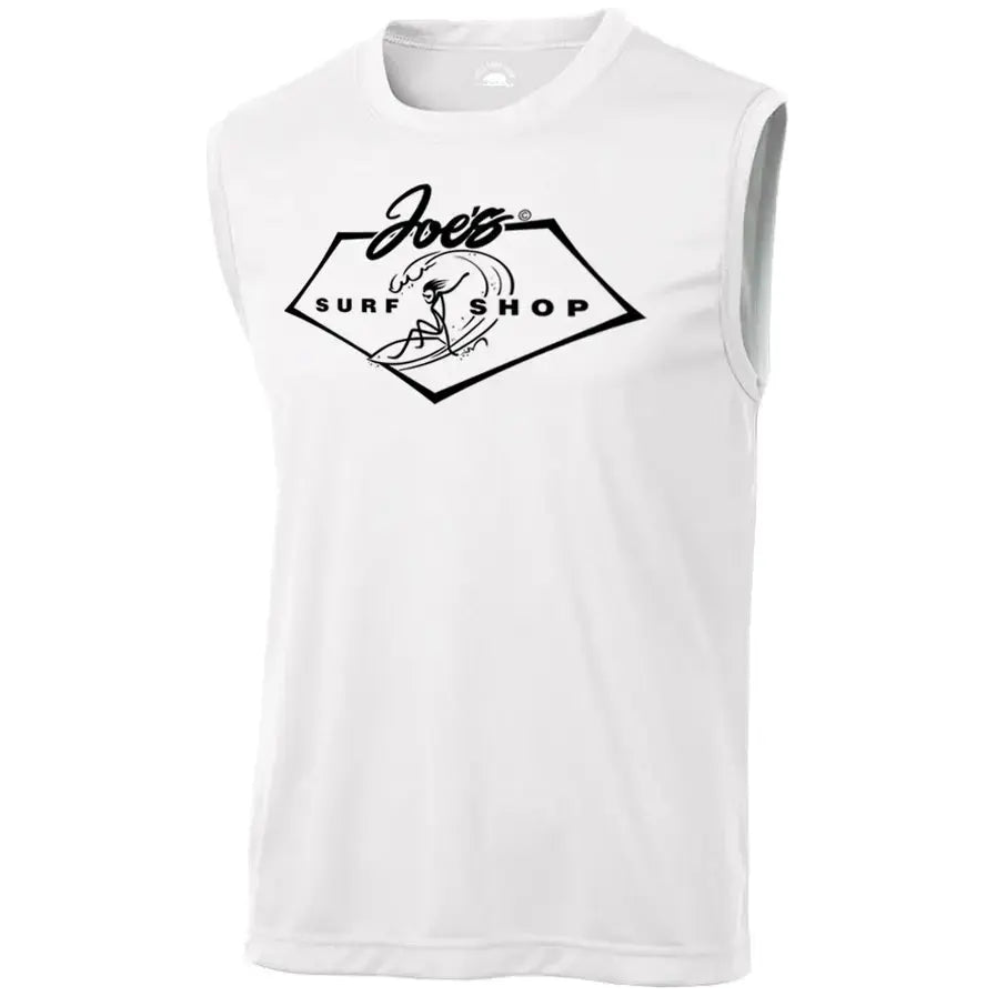 Joe's Surf Shop Surfing 101 Sleeveless Graphic Workout Tee by Joe's Surf Shop