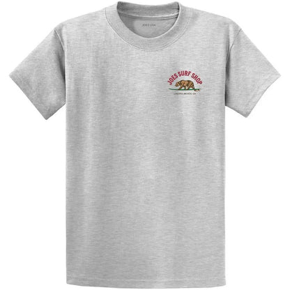 Joe's Surf Shop Surfing Bear Heavyweight Cotton Tee by Joe's Surf Shop