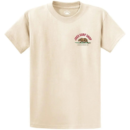 Joe's Surf Shop Surfing Bear Heavyweight Cotton Tee by Joe's Surf Shop