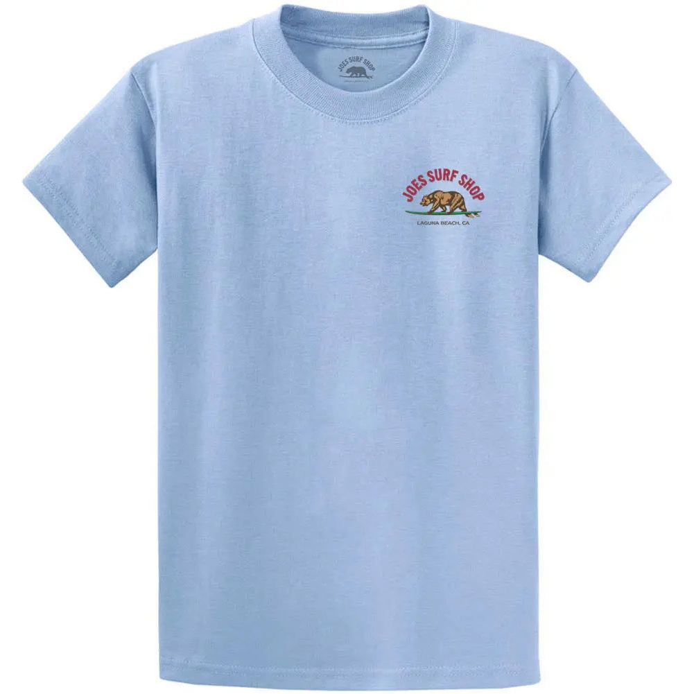 Joe's Surf Shop Surfing Bear Heavyweight Cotton Tee by Joe's Surf Shop