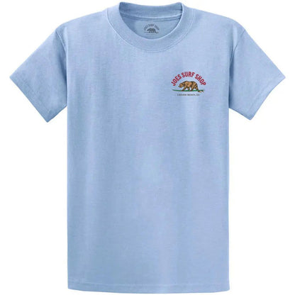 Joe's Surf Shop Surfing Bear Heavyweight Cotton Tee by Joe's Surf Shop