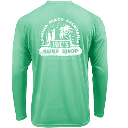 Joe's Surf Shop Vintage Beach Long Sleeve Sun Shirt by Joe's Surf Shop