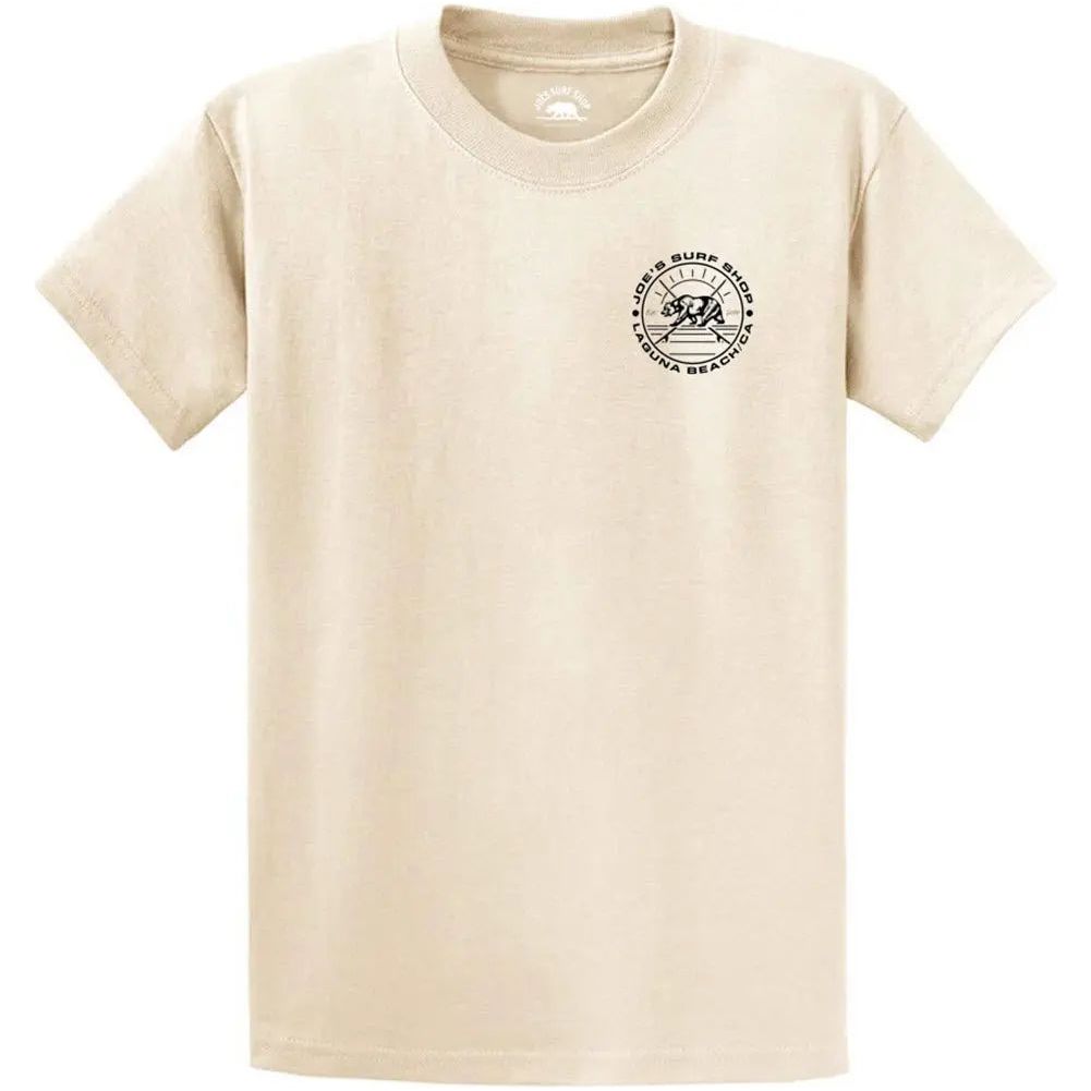 Joe's Surf Shop Vintage Surfing Bear Heavyweight Tee by Joe's Surf Shop