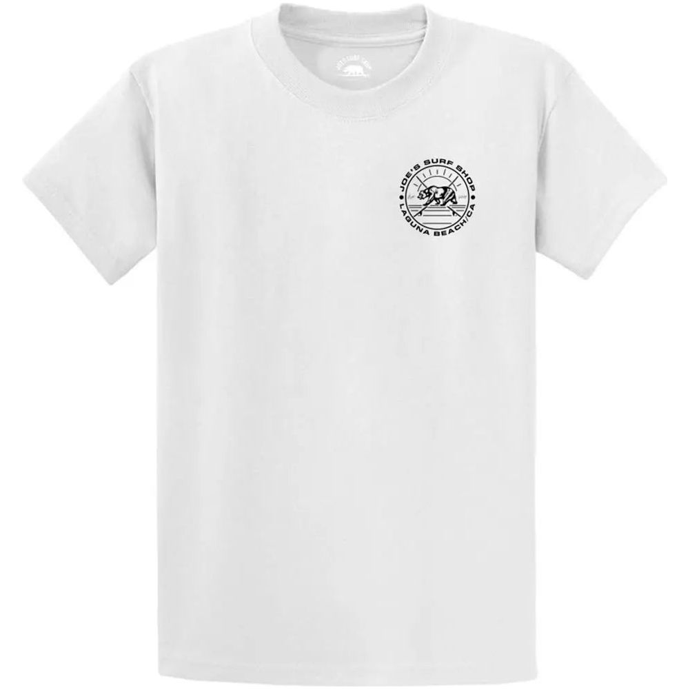 Joe's Surf Shop Vintage Surfing Bear Heavyweight Tee by Joe's Surf Shop