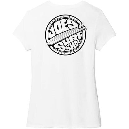 Joe's Surf Shop Women's Fins Up Tri-Blend Tee by Joe's Surf Shop