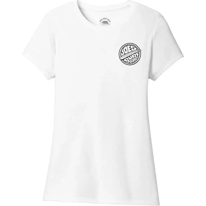 Joe's Surf Shop Women's Fins Up Tri-Blend Tee by Joe's Surf Shop