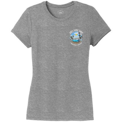 Joe's Surf Shop Women's Surf Bus Tri-Blend Tee by Joe's Surf Shop