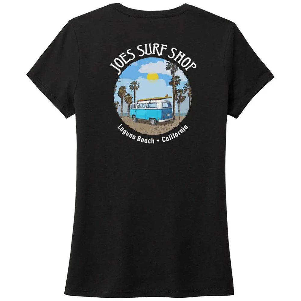 Joe's Surf Shop Women's Surf Bus Tri-Blend Tee by Joe's Surf Shop