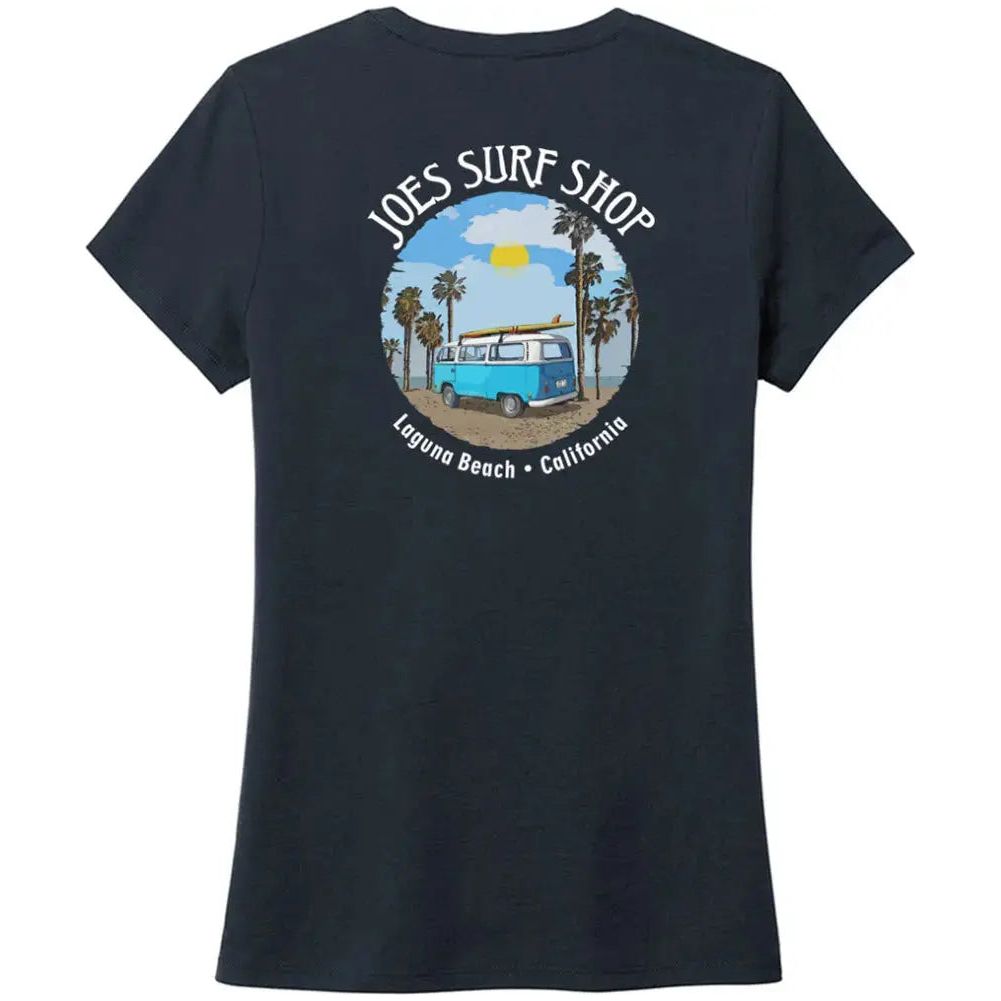 Joe's Surf Shop Women's Surf Bus Tri-Blend Tee by Joe's Surf Shop