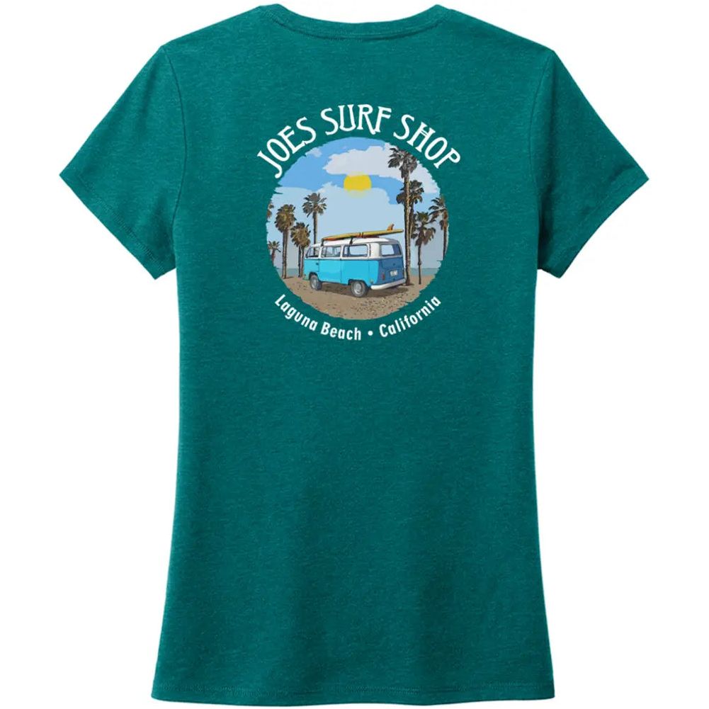 Joe's Surf Shop Women's Surf Bus Tri-Blend Tee by Joe's Surf Shop