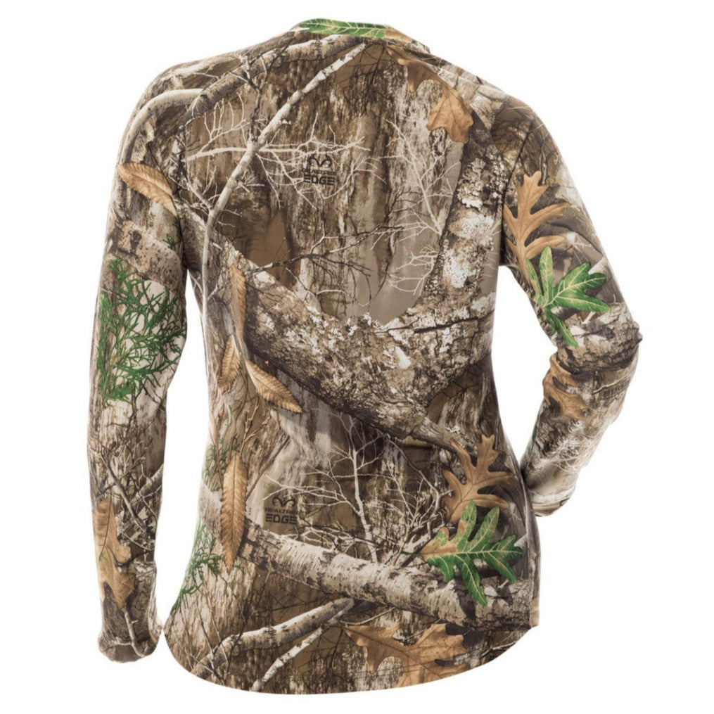 Long Sleeve Camo Tech Shirt - UPF 50+ by DSG OUTERWEAR