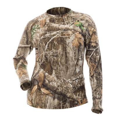 Long Sleeve Camo Tech Shirt - UPF 50+ by DSG OUTERWEAR