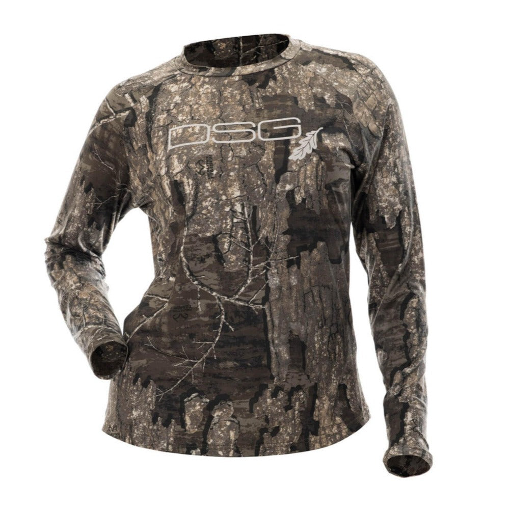 Long Sleeve Camo Tech Shirt - UPF 50+ by DSG OUTERWEAR