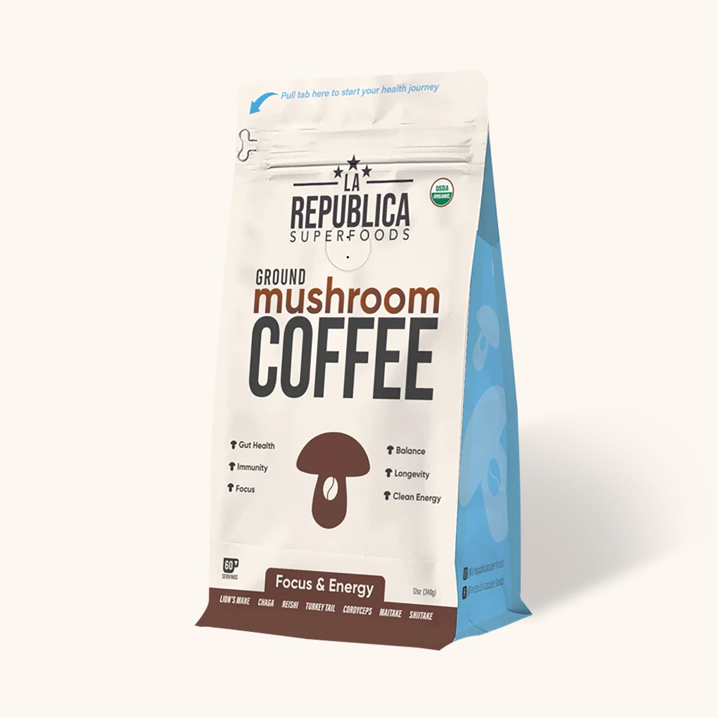 Brazilian Ground Mushroom Coffee by La Republica Superfoods