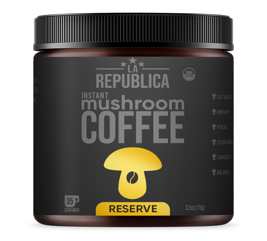 RESERVE Mushroom Coffee by La Republica Superfoods