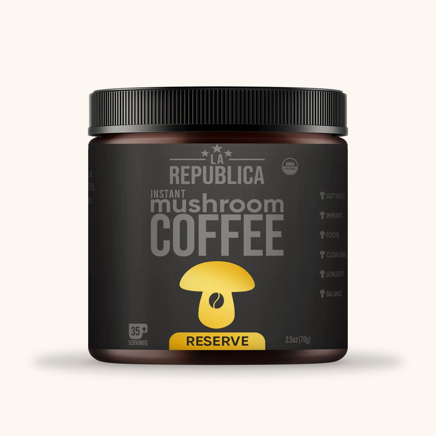 RESERVE Mushroom Coffee by La Republica Superfoods