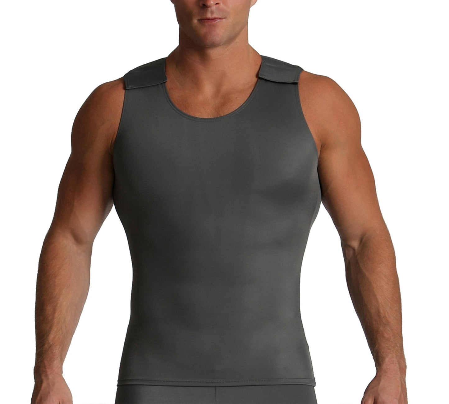 Insta Slim Activewear Compression Muscle Tank Hook & Loop MA00V1 by InstantFigure - InstaSlim - InstantRecoveryMD