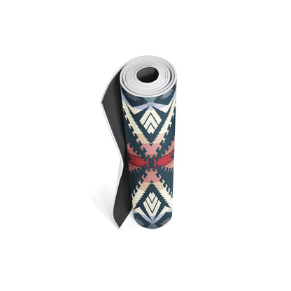 Ascend Yoga Mat Pendleton Eagle Rock Maroon Mat by Yune Yoga