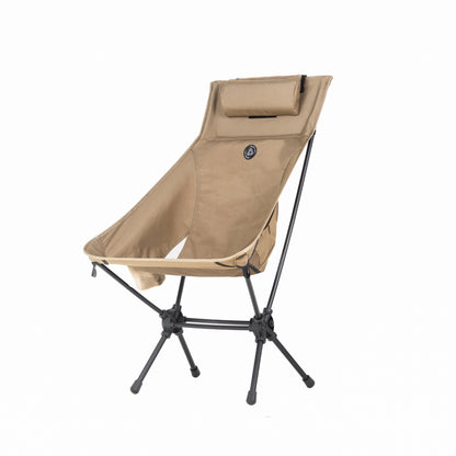 High Back Ultralight Folding Camping Chairs With Storage Pouches by YATTA