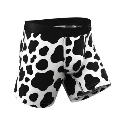 The Milk Me | Cow Print Ball Hammock® Pouch Underwear by Shinesty