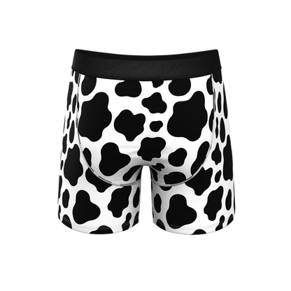 The Milk Me | Cow Print Ball Hammock® Pouch Underwear by Shinesty