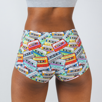 The Mixtape | Cassette Tapes Modal Boyshort Underwear by Shinesty