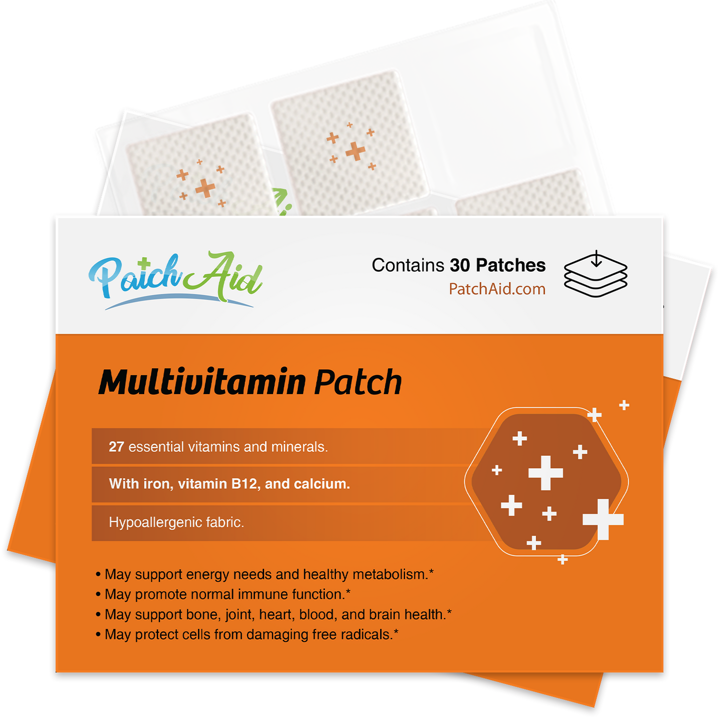 MultiVitamin Plus Topical Vitamin Patch by PatchAid