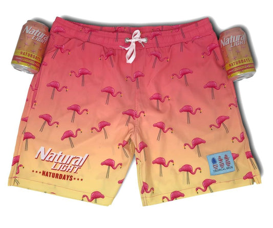 ***NATURDAYS*** Flamingo Collab Swimsuit by Tropical Bros