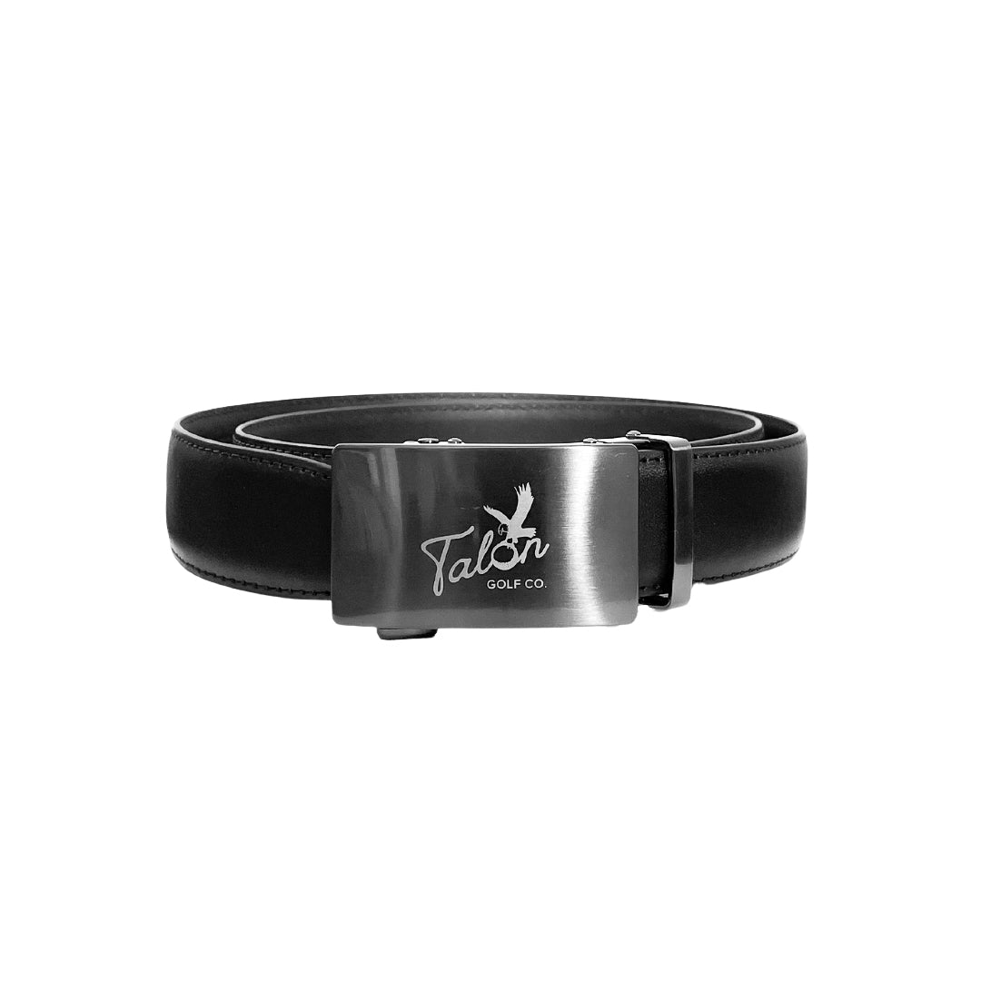 Black Classic Leather Belt by Talon Golf