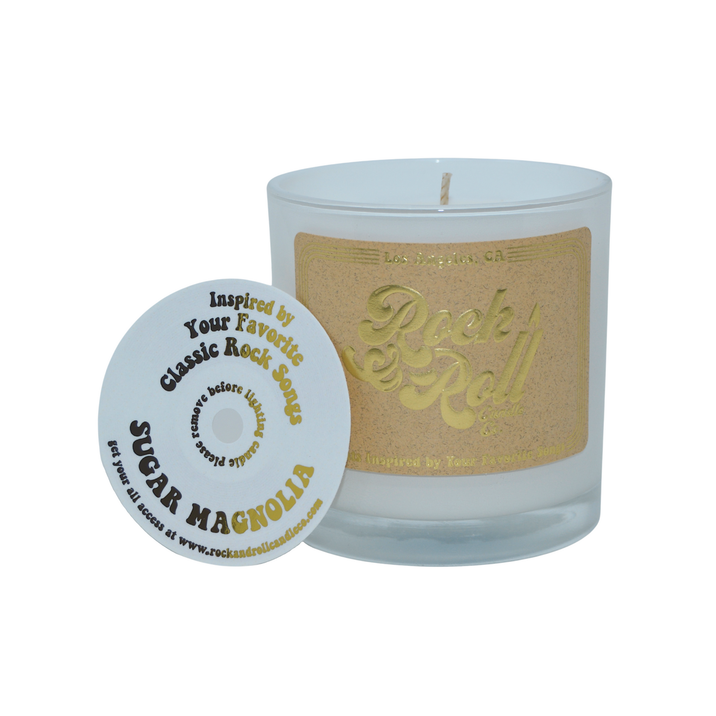 Sugar Magnolia by Rock & Roll Candle Co.