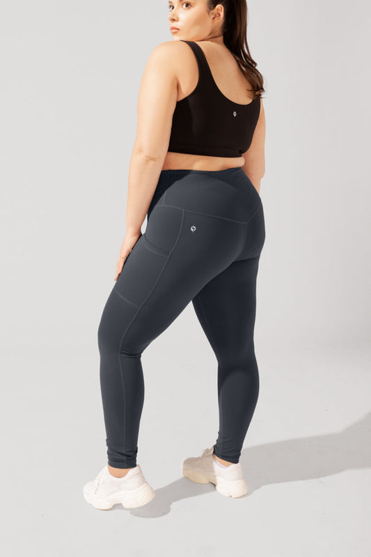 Supersculpt™ Leggings with Pockets - Smoky Grey by POPFLEX®