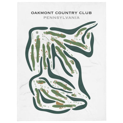 Oakmont Country Club, Pennsylvania - Printed Golf Courses by Golf Course Prints