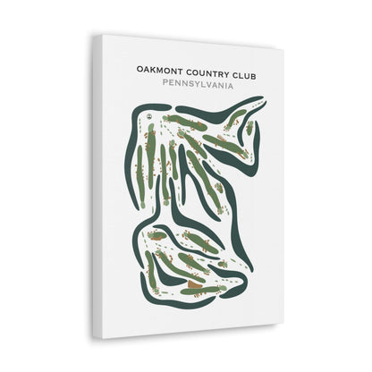 Oakmont Country Club, Pennsylvania - Printed Golf Courses by Golf Course Prints