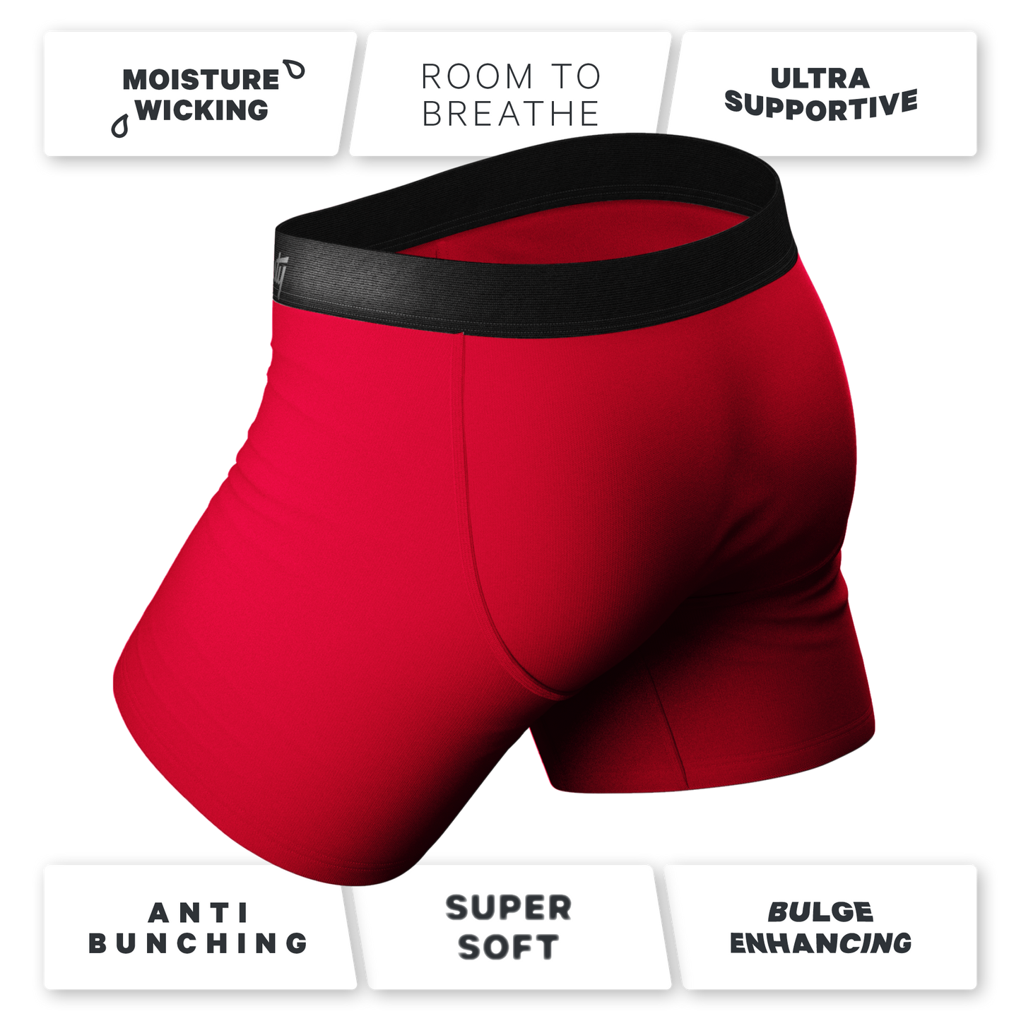 The Red Dress Effect | Red Ball Hammock® Pouch Underwear by Shinesty