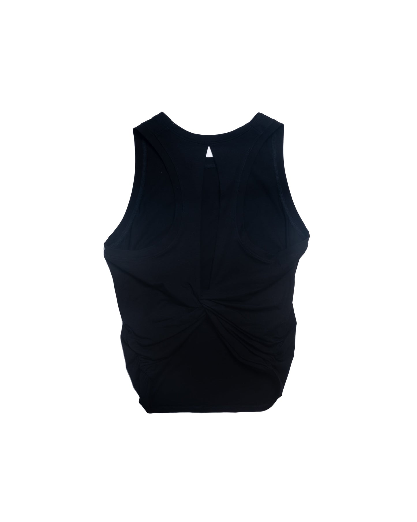 Twist Back Yoga Top (Black) by RiNo APPAREL